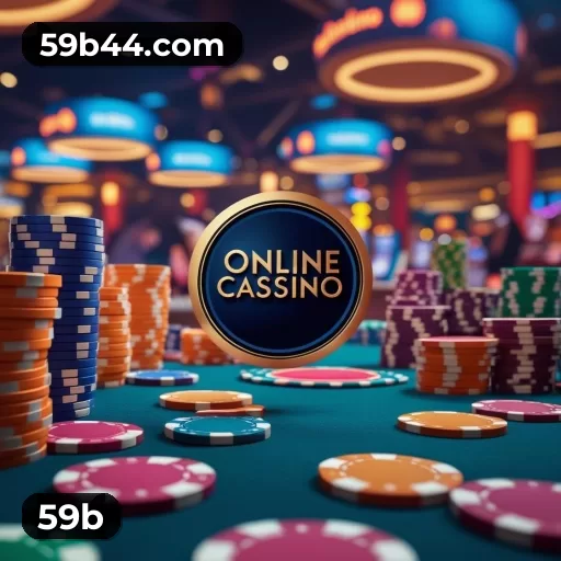 Imagem promocional da 59b mostrando a plataforma e suas vantagens