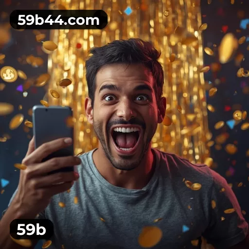 Imagem promocional da 59b mostrando a plataforma e suas vantagens