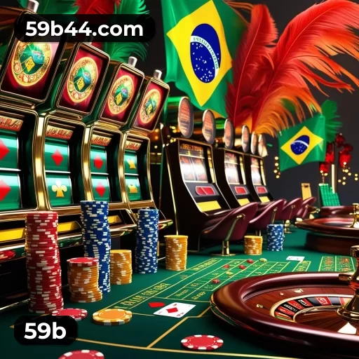 Imagem promocional da 59b mostrando benefícios e ofertas da plataforma